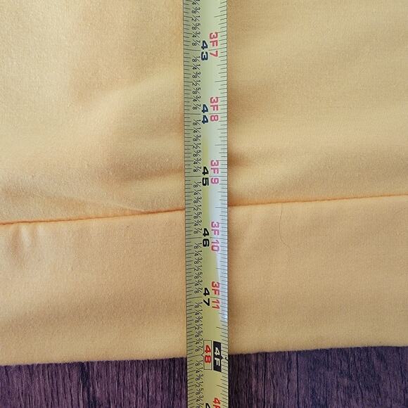 Todays Outfit Oversized T-Shirt Sneakers Butter Yellow Sz 3XL Loungewear Casual - Picture 5 of 7